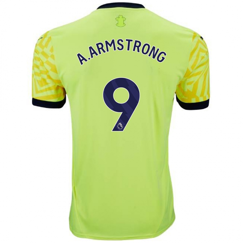 Criança Camisola Adam Armstrong #9 Amarelo Alternativa 2024/25 Camisa Brasil