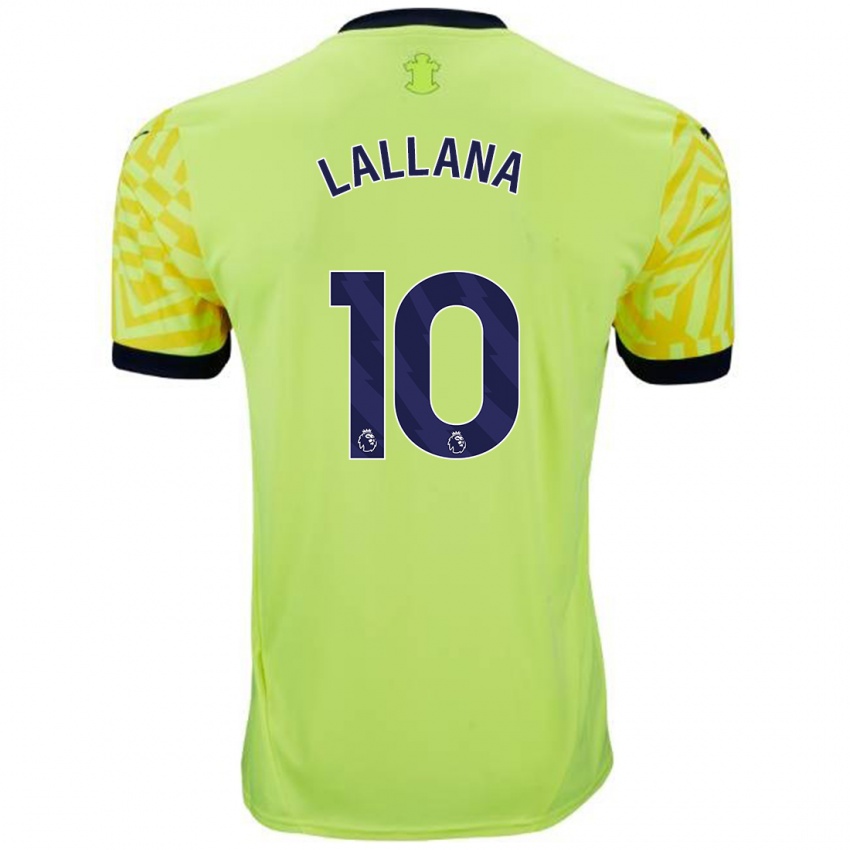 Criança Camisola Adam Lallana #10 Amarelo Alternativa 2024/25 Camisa Brasil