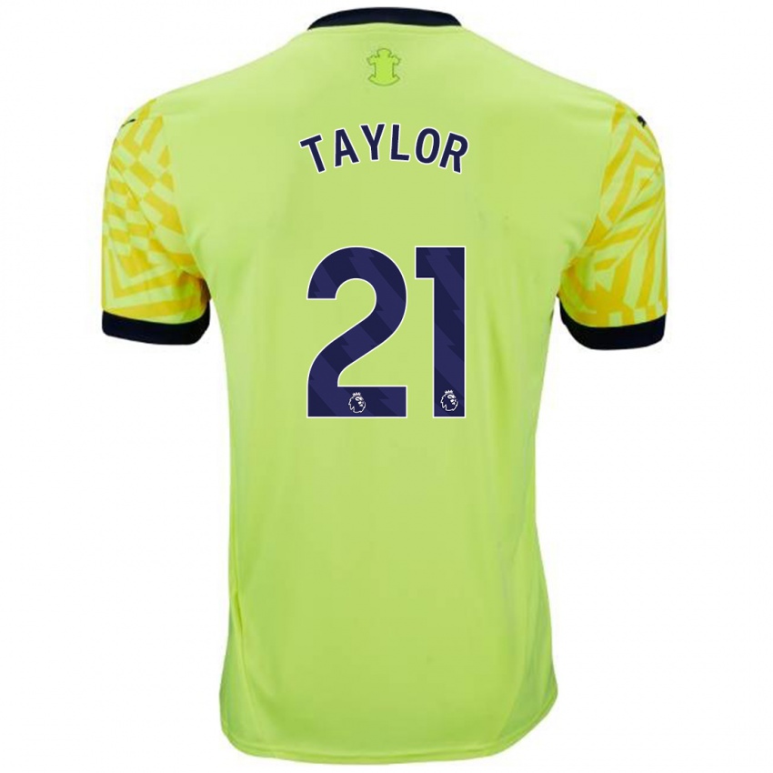 Criança Camisola Charlie Taylor #21 Amarelo Alternativa 2024/25 Camisa Brasil