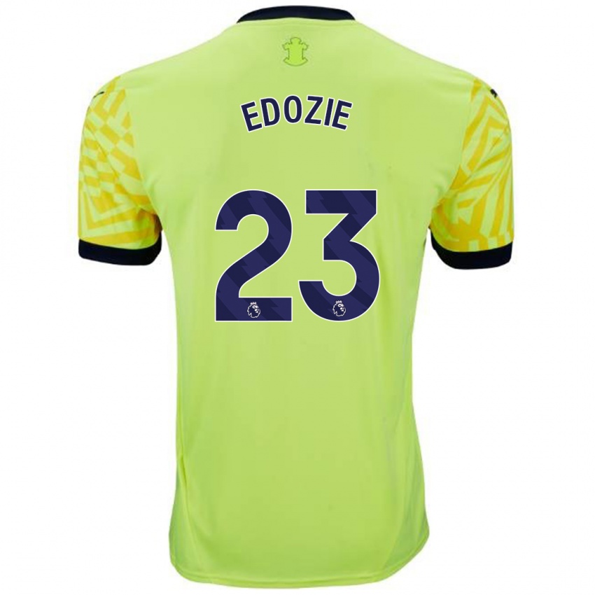 Criança Camisola Samuel Edozie #23 Amarelo Alternativa 2024/25 Camisa Brasil