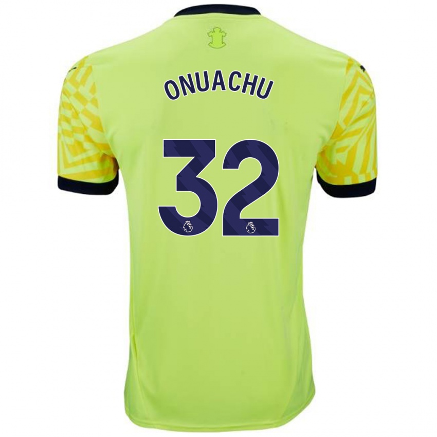 Criança Camisola Paul Onuachu #32 Amarelo Alternativa 2024/25 Camisa Brasil