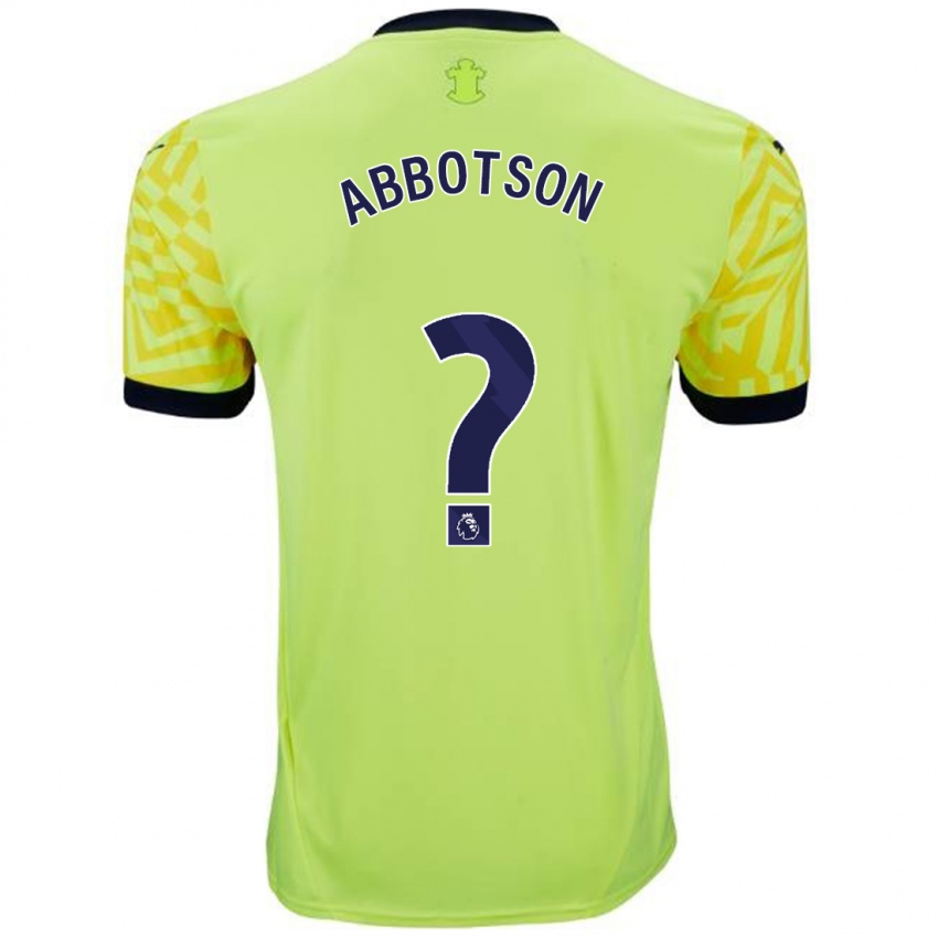 Criança Camisola Oscar Abbotson #0 Amarelo Alternativa 2024/25 Camisa Brasil