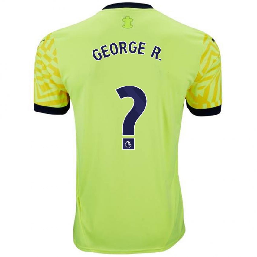 Criança Camisola George Robinson #0 Amarelo Alternativa 2024/25 Camisa Brasil