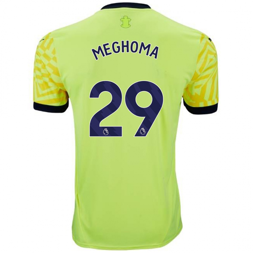 Criança Camisola Jayden Meghoma #29 Amarelo Alternativa 2024/25 Camisa Brasil