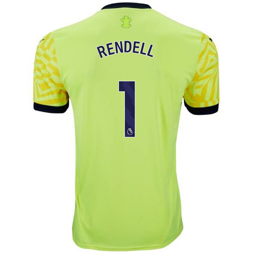 Criança Camisola Kayla Rendell #1 Amarelo Alternativa 2024/25 Camisa Brasil