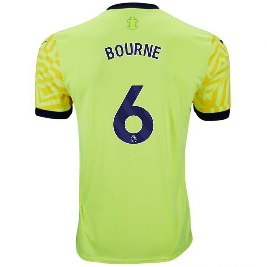 Criança Camisola Tara Bourne #6 Amarelo Alternativa 2024/25 Camisa Brasil