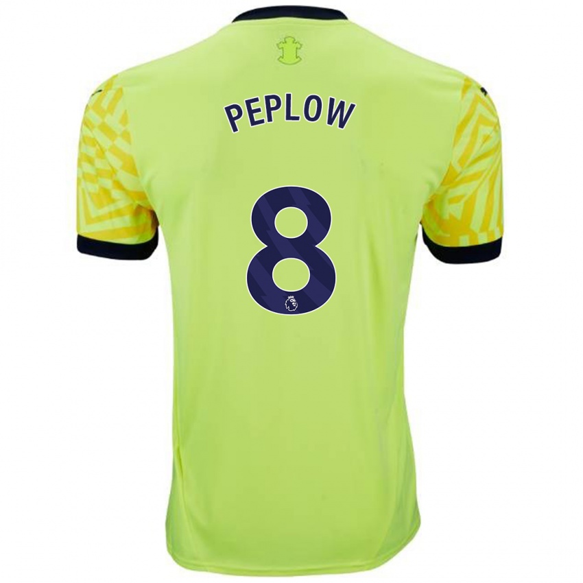 Criança Camisola Chloe Peplow #8 Amarelo Alternativa 2024/25 Camisa Brasil