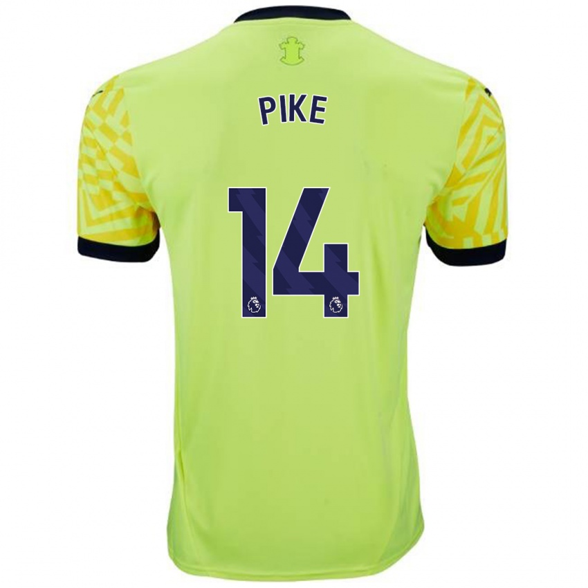 Criança Camisola Molly Pike #14 Amarelo Alternativa 2024/25 Camisa Brasil