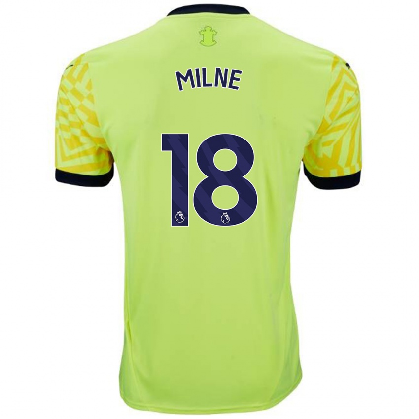 Criança Camisola Isabel Milne #18 Amarelo Alternativa 2024/25 Camisa Brasil