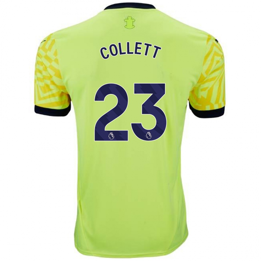 Criança Camisola Megan Collett #23 Amarelo Alternativa 2024/25 Camisa Brasil