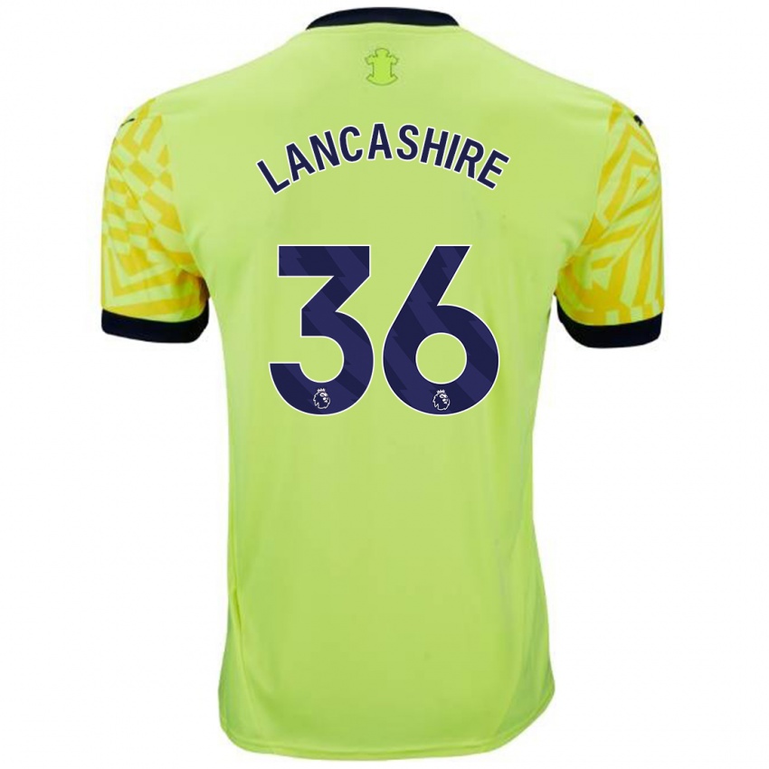 Criança Camisola Olly Lancashire #36 Amarelo Alternativa 2024/25 Camisa Brasil