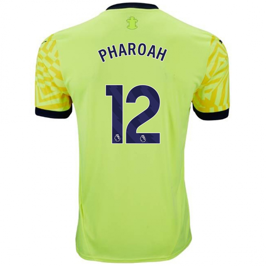 Criança Camisola Sophia Pharoah #12 Amarelo Alternativa 2024/25 Camisa Brasil