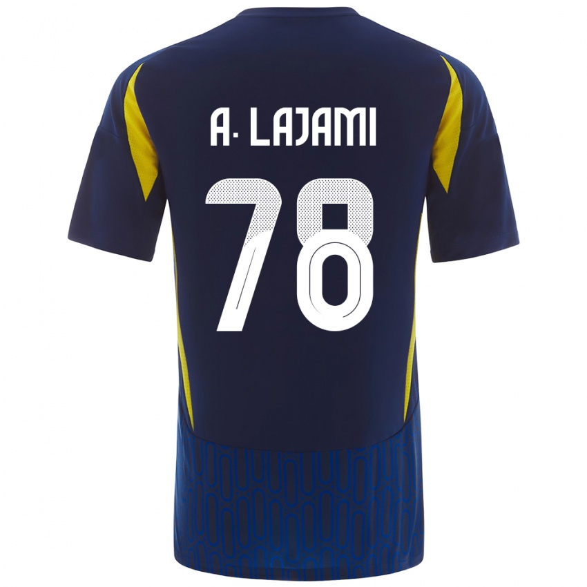 Criança Camisola Ali Lajami #78 Azul Amarelo Alternativa 2024/25 Camisa Brasil