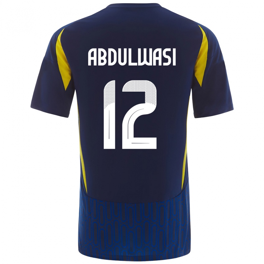 Criança Camisola Dalal Abdulwasi #12 Azul Amarelo Alternativa 2024/25 Camisa Brasil