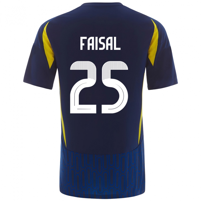 Criança Camisola Samira Faisal #25 Azul Amarelo Alternativa 2024/25 Camisa Brasil