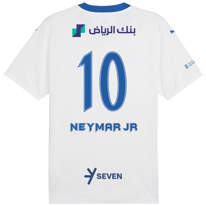 Criança Camisola Neymar #10 Azul Branco Alternativa 2024/25 Camisa Brasil