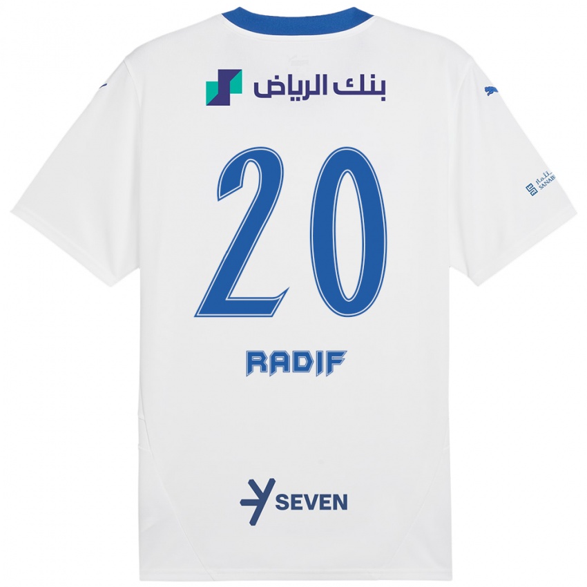 Criança Camisola Abdullah Radif #20 Azul Branco Alternativa 2024/25 Camisa Brasil