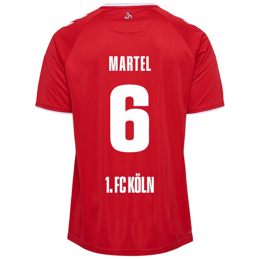 Criança Camisola Eric Martel #6 Branco Vermelho Alternativa 2024/25 Camisa Brasil