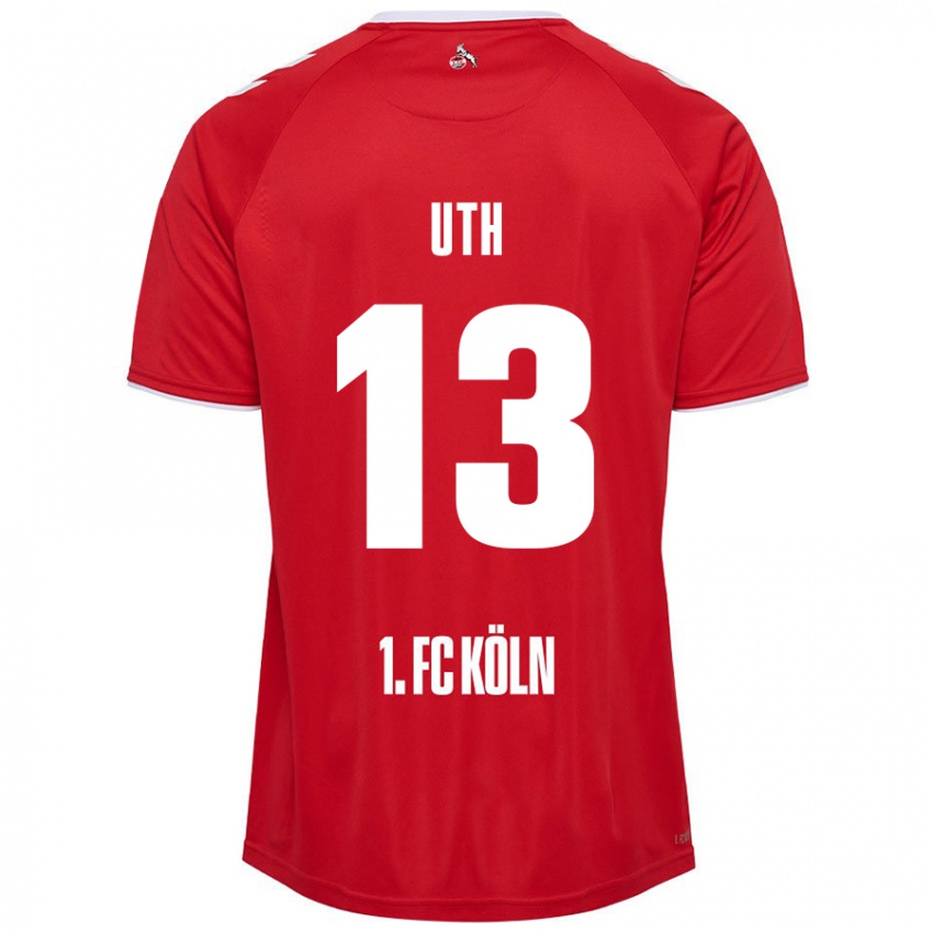 Criança Camisola Mark Uth #13 Branco Vermelho Alternativa 2024/25 Camisa Brasil