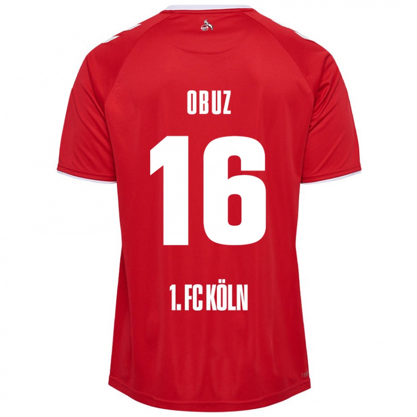 Criança Camisola Marvin Obuz #16 Branco Vermelho Alternativa 2024/25 Camisa Brasil