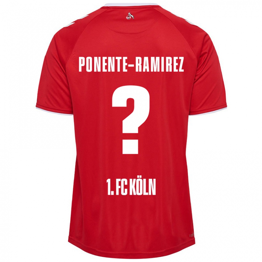 Criança Camisola Jason Ponente-Ramirez #0 Branco Vermelho Alternativa 2024/25 Camisa Brasil