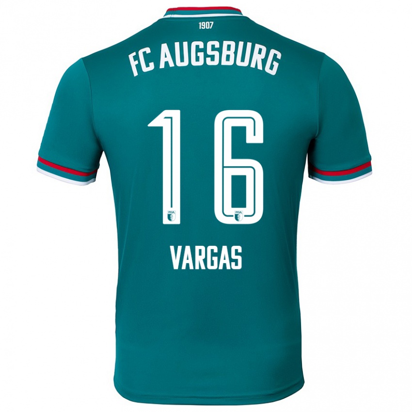 Criança Camisola Rubén Vargas #16 Verde Escuro Alternativa 2024/25 Camisa Brasil