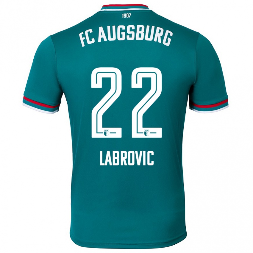 Criança Camisola Nediljko Labrovic #22 Verde Escuro Alternativa 2024/25 Camisa Brasil