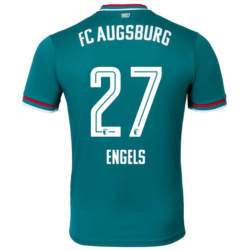 Criança Camisola Arne Engels #27 Verde Escuro Alternativa 2024/25 Camisa Brasil