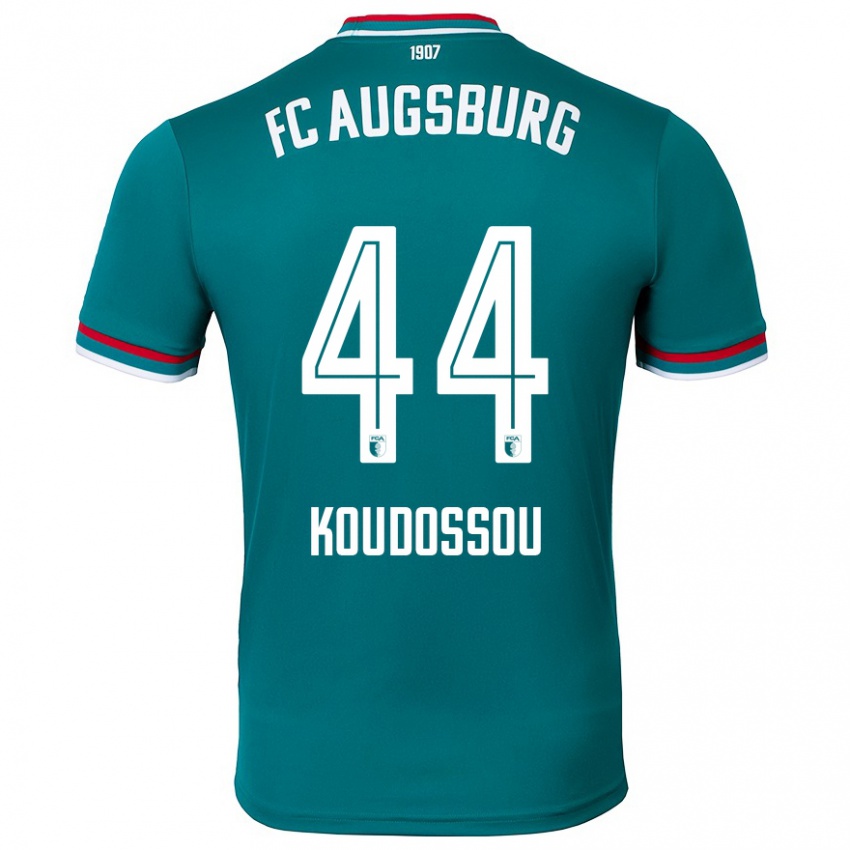 Criança Camisola Henri Koudossou #44 Verde Escuro Alternativa 2024/25 Camisa Brasil