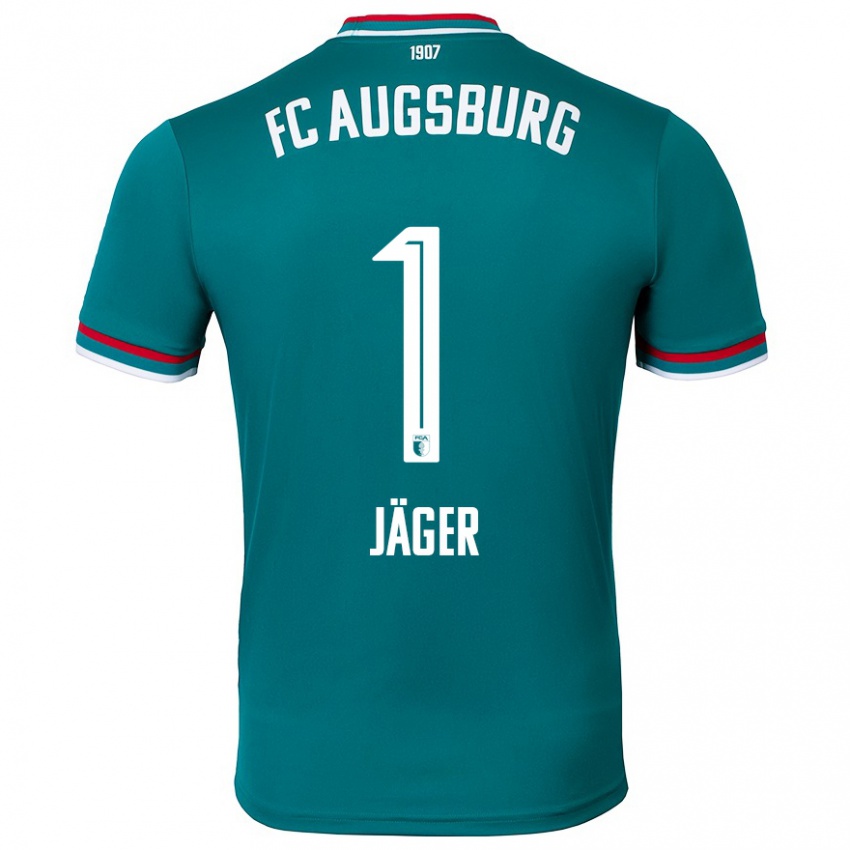 Criança Camisola Tobias Jäger #1 Verde Escuro Alternativa 2024/25 Camisa Brasil