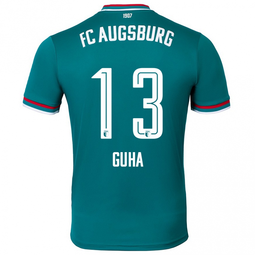 Criança Camisola Felix Guha #13 Verde Escuro Alternativa 2024/25 Camisa Brasil