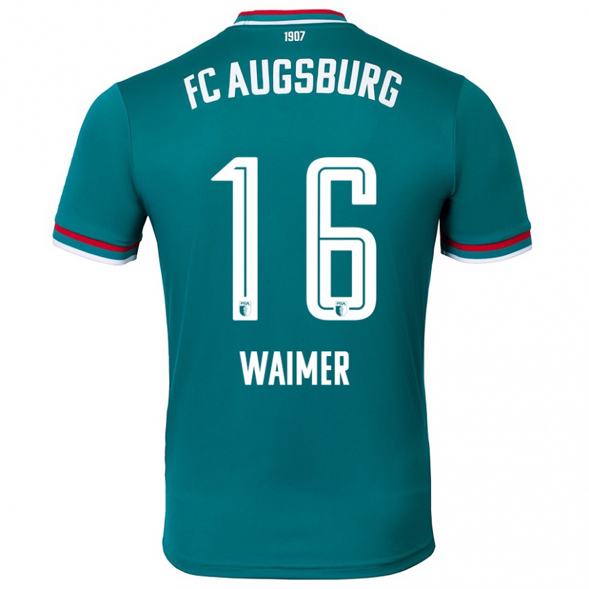 Criança Camisola Johannes Waimer #16 Verde Escuro Alternativa 2024/25 Camisa Brasil