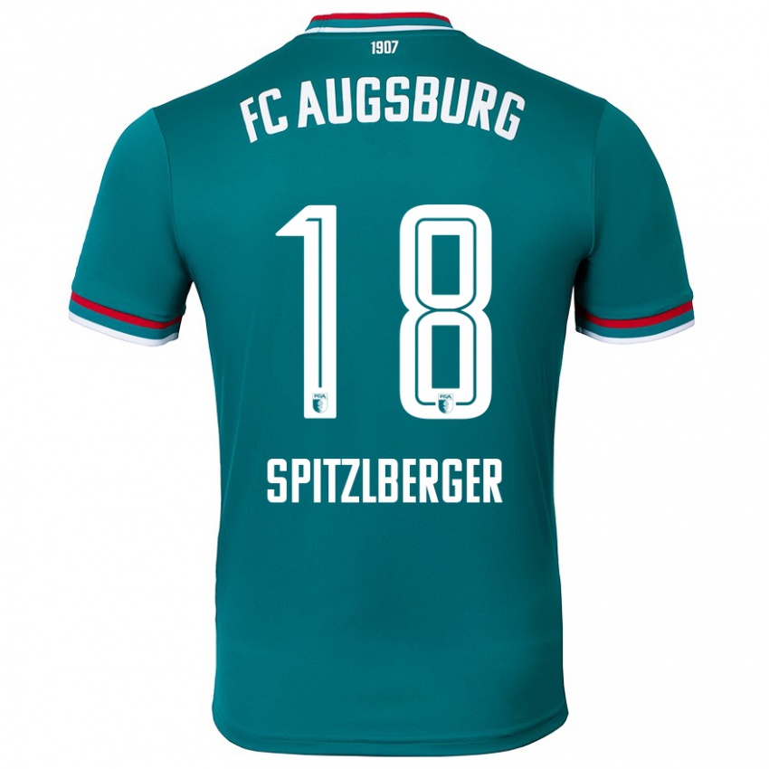 Criança Camisola Jordan Spitzlberger #18 Verde Escuro Alternativa 2024/25 Camisa Brasil