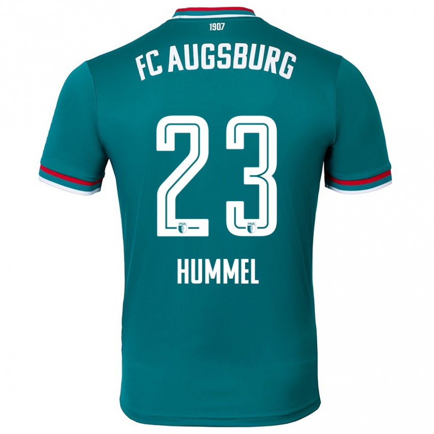 Criança Camisola Niklas Hummel #23 Verde Escuro Alternativa 2024/25 Camisa Brasil