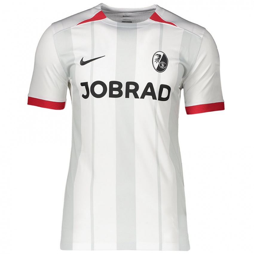 Criança Camisola Nicolas Höfler #27 Cinzento Branco Alternativa 2024/25 Camisa Brasil