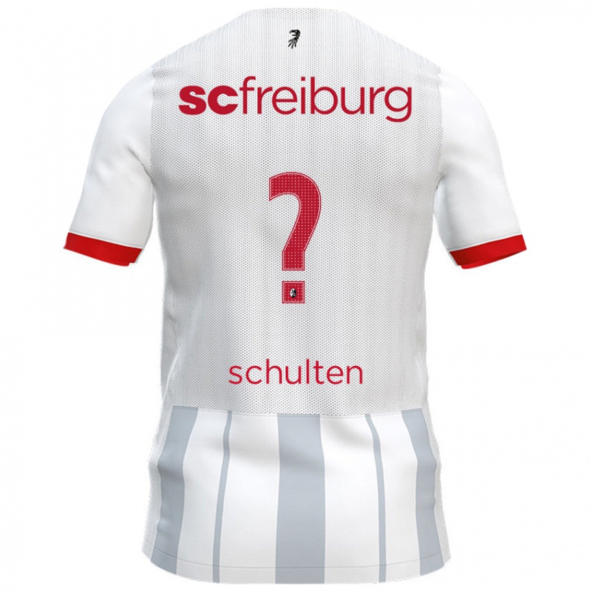 Criança Camisola Luca Schulten #0 Cinzento Branco Alternativa 2024/25 Camisa Brasil