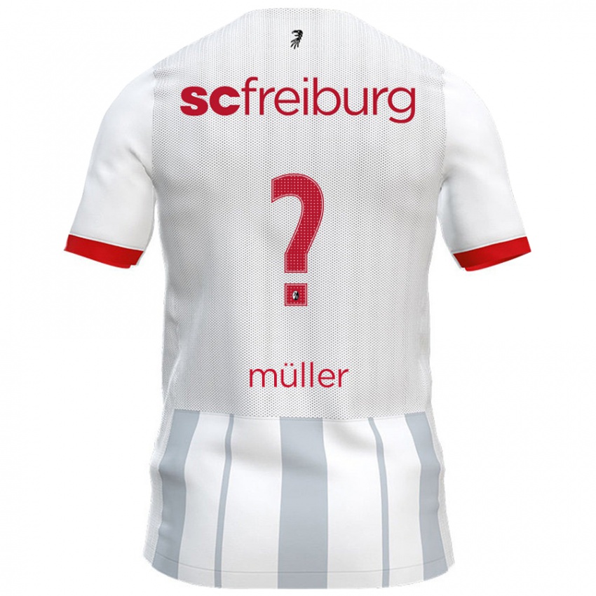 Criança Camisola Phillip Müller #0 Cinzento Branco Alternativa 2024/25 Camisa Brasil