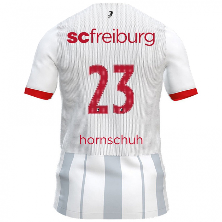 Criança Camisola Marc Hornschuh #23 Cinzento Branco Alternativa 2024/25 Camisa Brasil