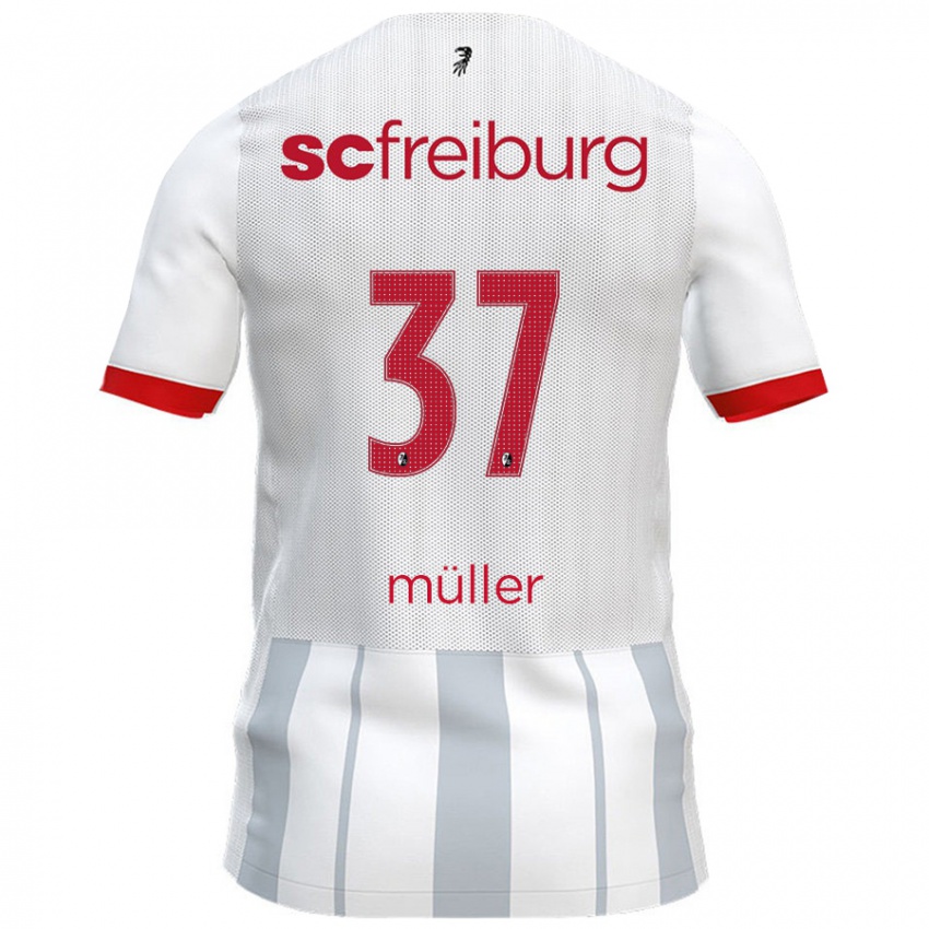 Criança Camisola Ruben Müller #37 Cinzento Branco Alternativa 2024/25 Camisa Brasil