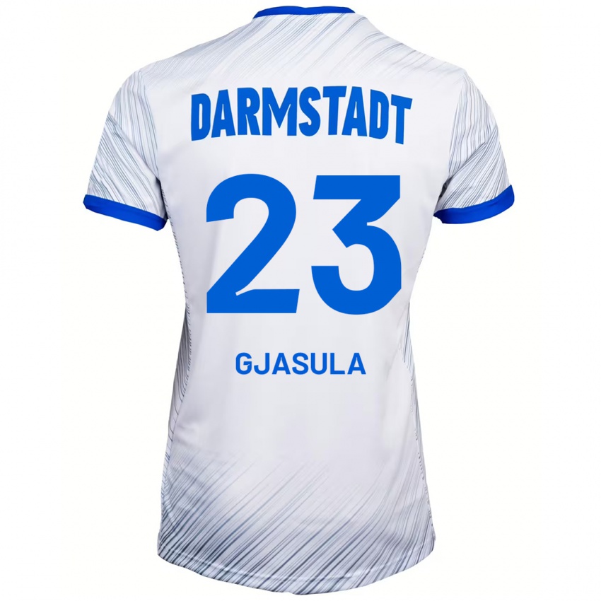 Criança Camisola Klaus Gjasula #23 Azul Branco Alternativa 2024/25 Camisa Brasil