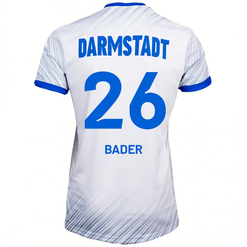 Criança Camisola Matthias Bader #26 Azul Branco Alternativa 2024/25 Camisa Brasil