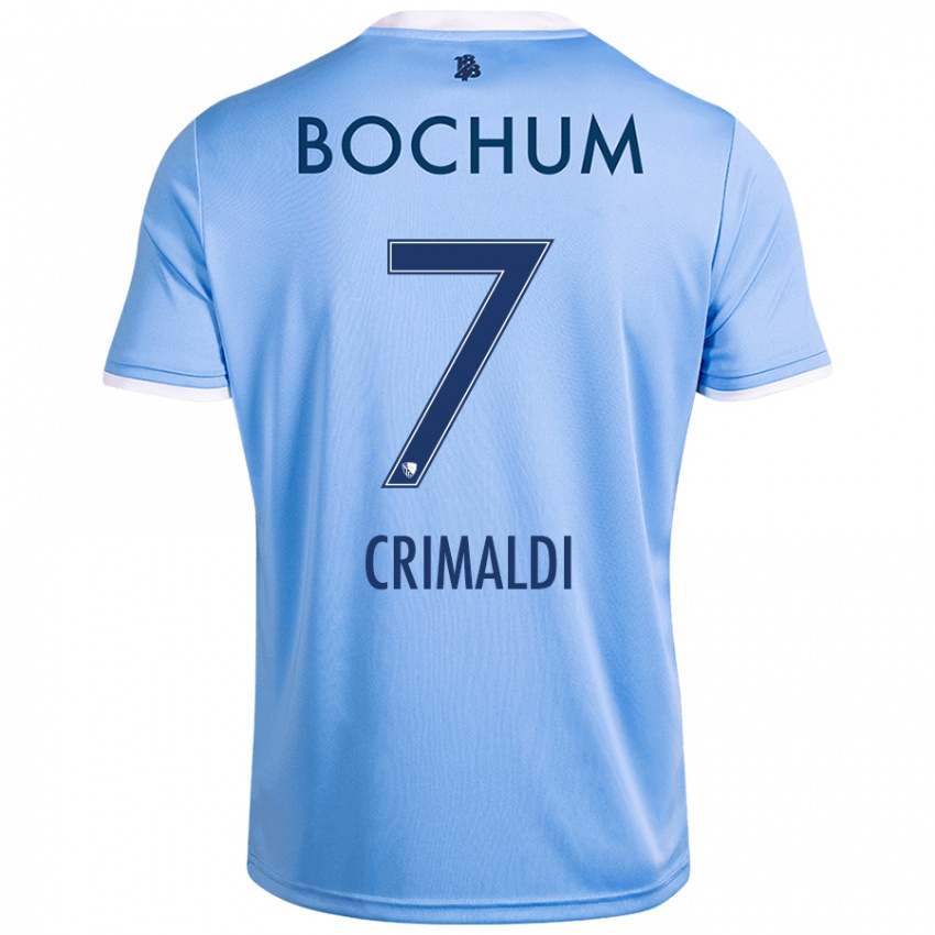 Criança Camisola Alessandro Crimaldi #7 Celeiro Azul Alternativa 2024/25 Camisa Brasil