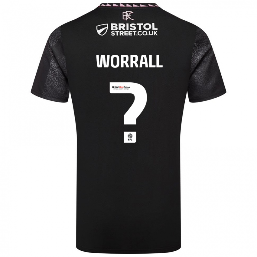 Criança Camisola Joe Worrall #0 Preto Alternativa 2024/25 Camisa Brasil