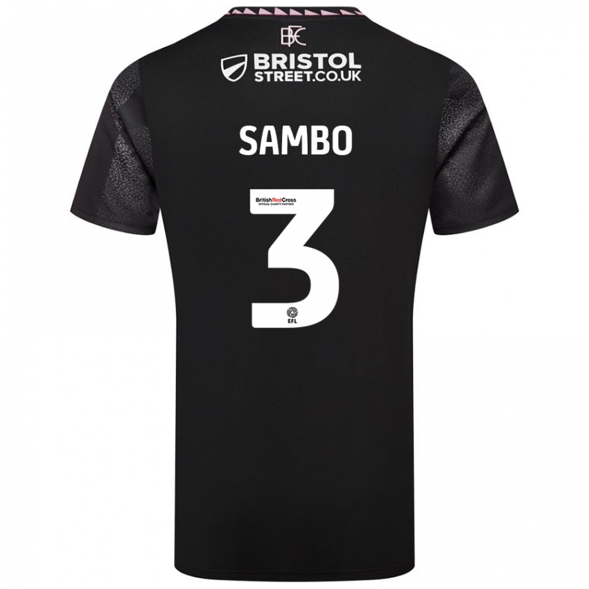 Criança Camisola Shurandy Sambo #3 Preto Alternativa 2024/25 Camisa Brasil