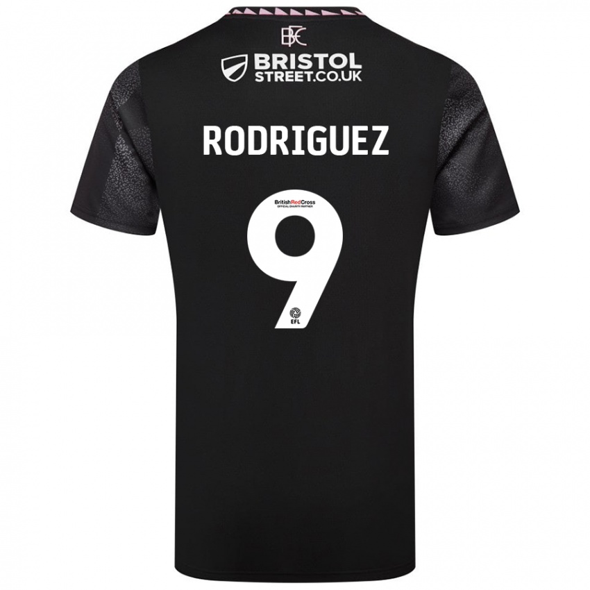 Criança Camisola Jay Rodríguez #9 Preto Alternativa 2024/25 Camisa Brasil