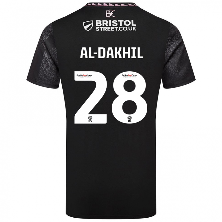 Criança Camisola Ameen Al-Dakhil #28 Preto Alternativa 2024/25 Camisa Brasil