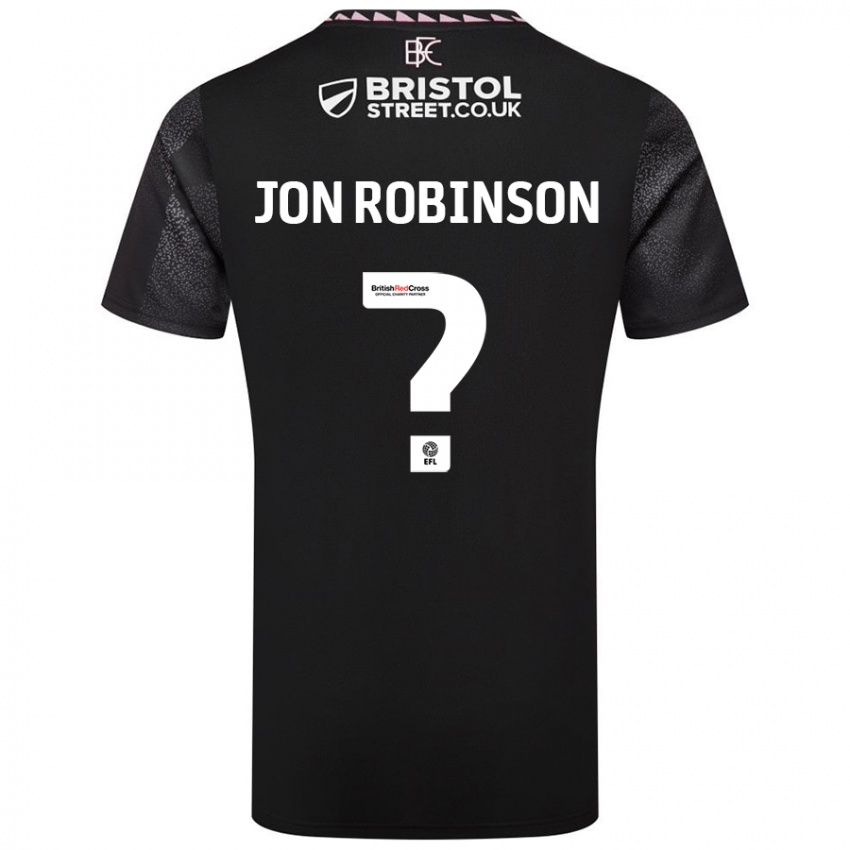 Criança Camisola Jon Ander Vilar Robinson #0 Preto Alternativa 2024/25 Camisa Brasil