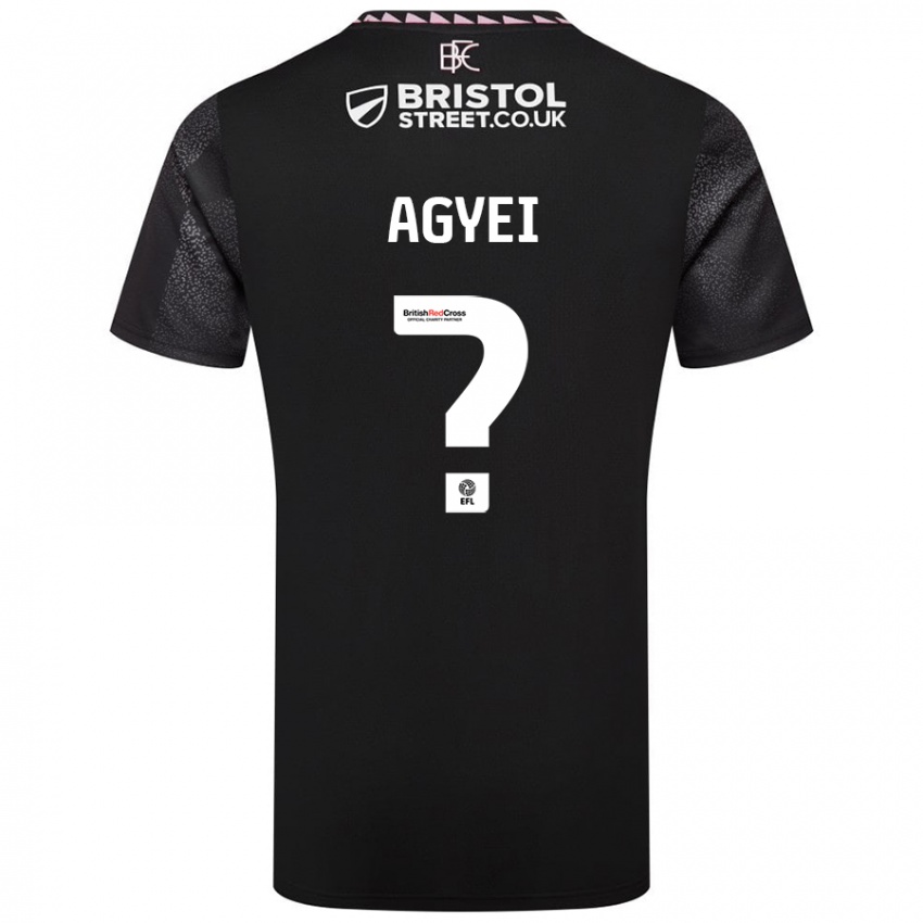 Criança Camisola Enock Agyei #0 Preto Alternativa 2024/25 Camisa Brasil