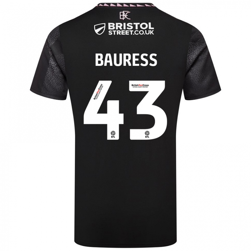 Criança Camisola Joe Bauress #43 Preto Alternativa 2024/25 Camisa Brasil