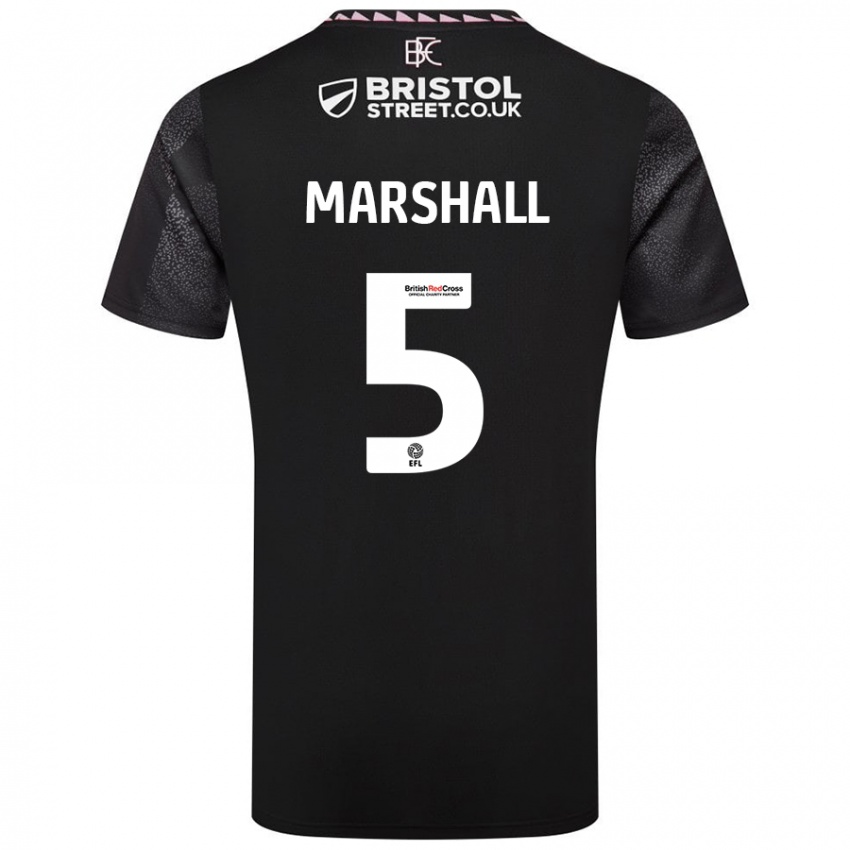 Criança Camisola Georgia Marshall #5 Preto Alternativa 2024/25 Camisa Brasil